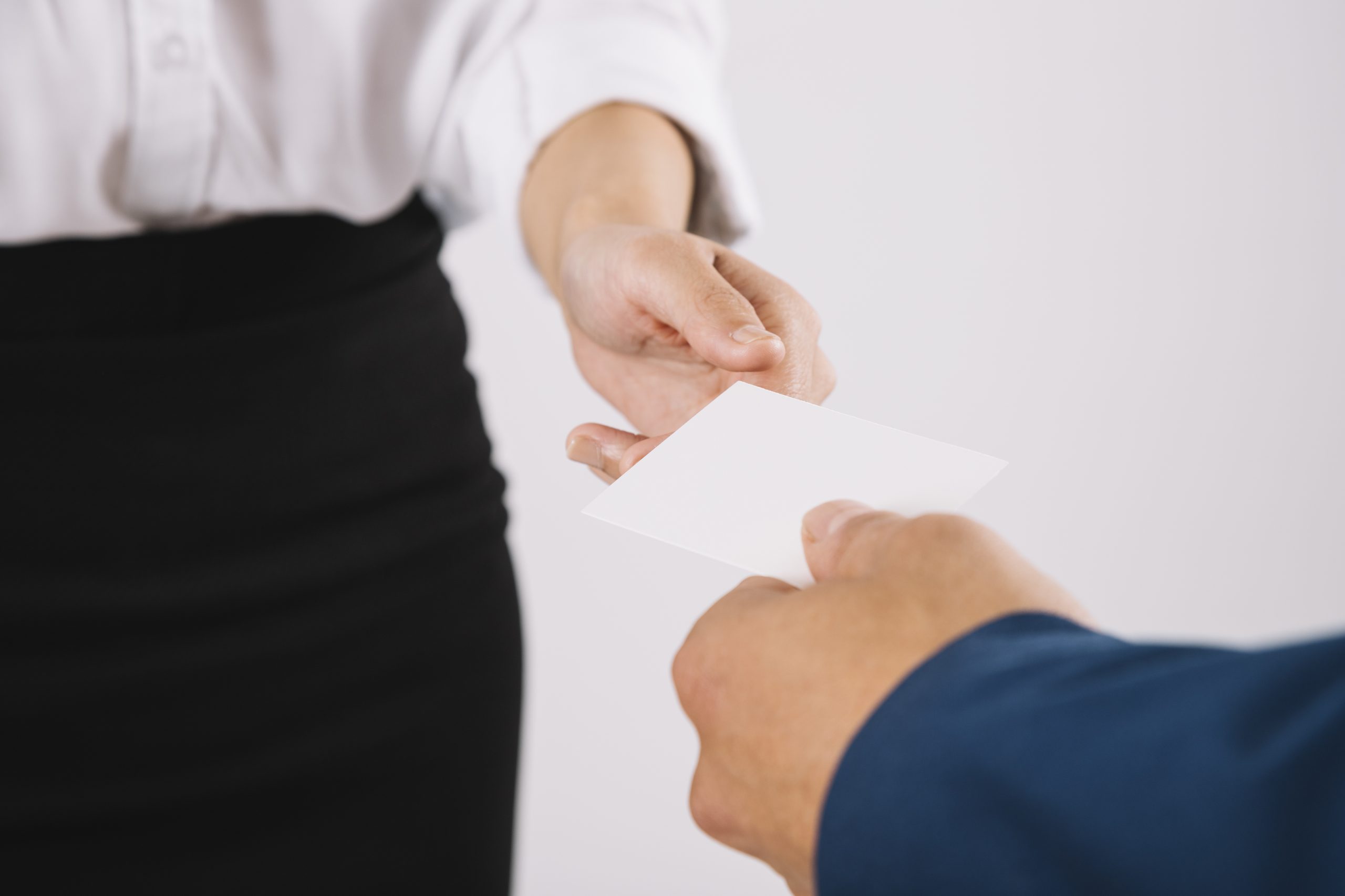Home exchanging business card